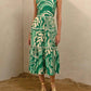 Adelyn Rae - Alva Leaf Midi Dress