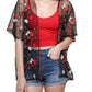 Umgee - Floral Embroidered Sheer Kimono