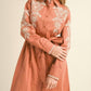 &Merci - Floral Embroidered Midi Dress