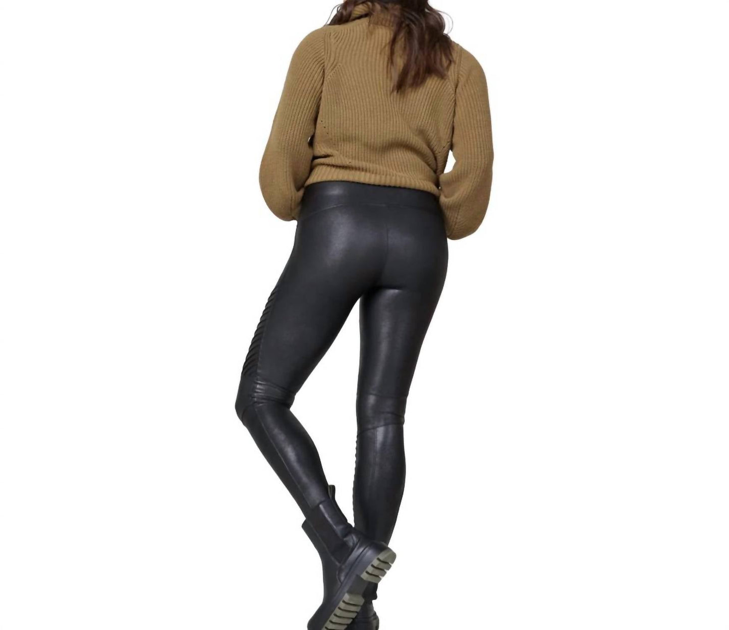 Spanx - Faux Leather Moto Leggings