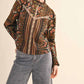&Merci - Ruffle Collar Floral Botanical Blouse