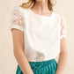 143 Story - Rosalee Floral Sleeve Top