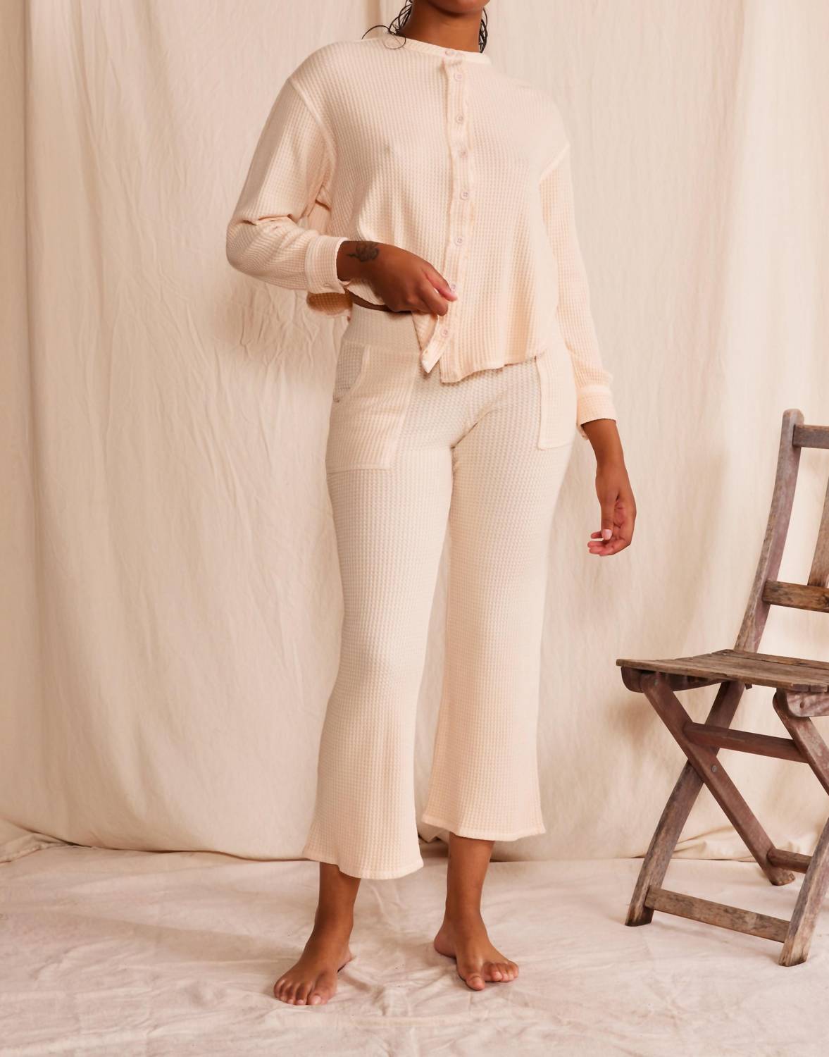 People Of Leisure - Lotus Waffle Pant