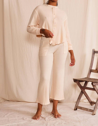 Pessoas de Lazer - Calça Waffle Lotus