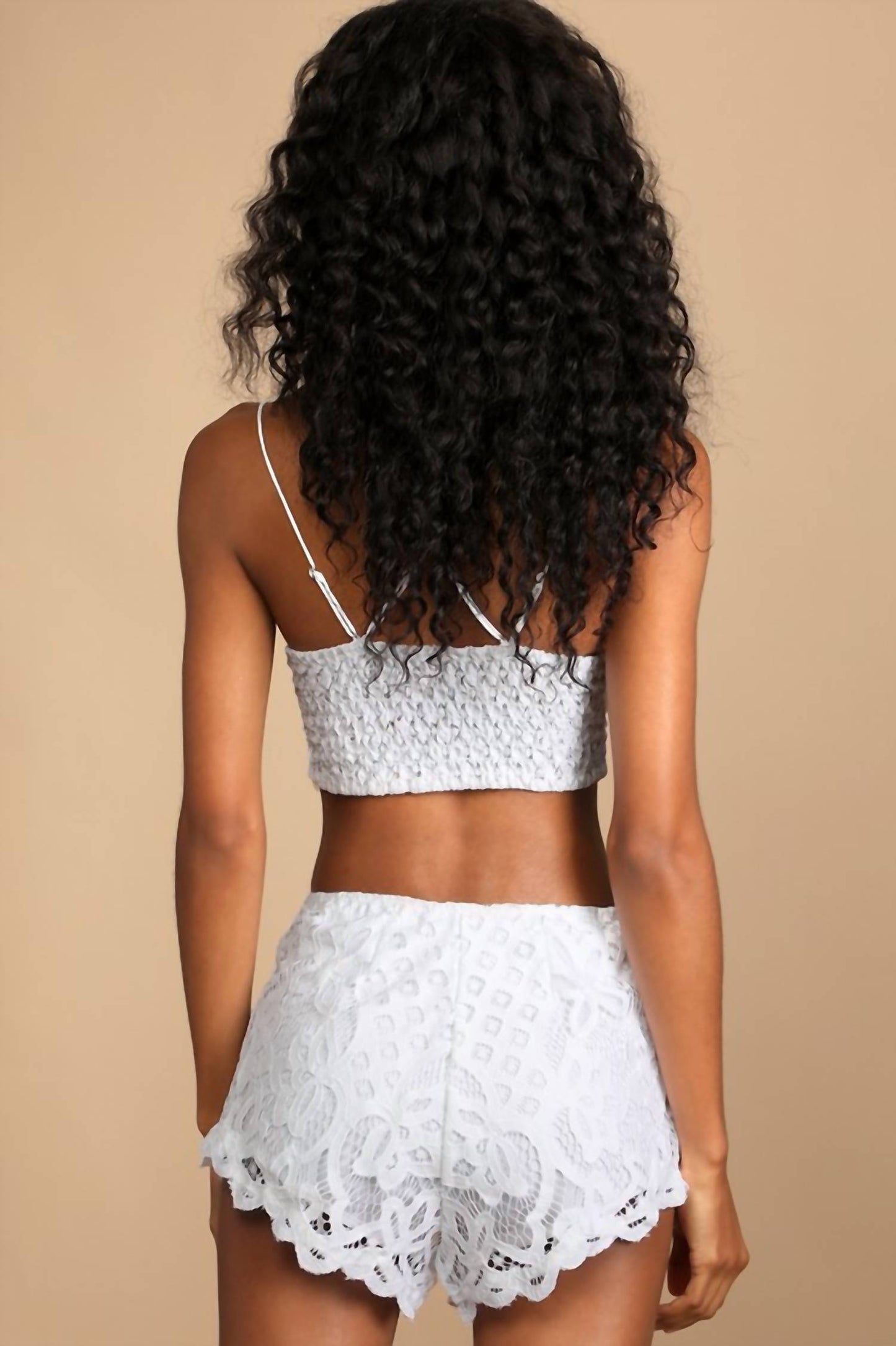 Free People - Adella Lace Shorts