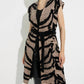 Joseph Ribkoff - Animal Print Long Sweater Vest
