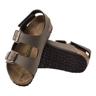 Birkenstock - Sandálias Milano com velcro para crianças