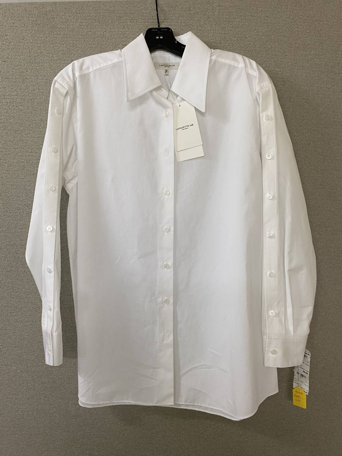 Lafayette 148 - Women's Button Sleeve Oversized Shirt