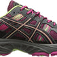 Tênis de corrida de trilha ASICS Gel Venture 5 GS infantil rosa/pistache/preto tamanho 6,5 M EUA