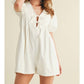 Cloud Ten - Front Tie Romper
