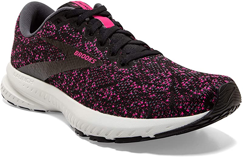 Tênis de corrida Brooks Launch 7 feminino, preto, tamanho 5 B(M) EUA