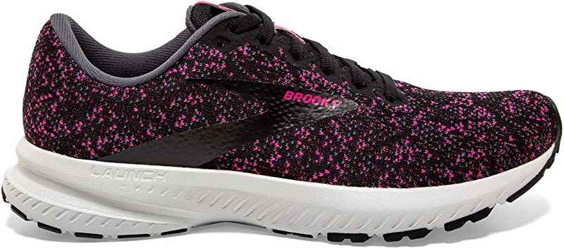 Tênis de corrida Brooks Launch 7 feminino, preto, tamanho 5 B(M) EUA