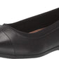 Clarks Un Darcey Cap Ballet Flat Preto Tamanho 9,5 D(L) EUA