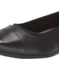 Clarks Un Darcey Cap Ballet Flat Preto Tamanho 9,5 D(L) EUA