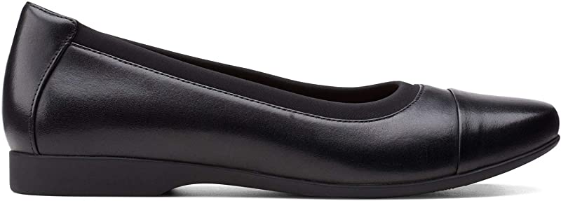 Clarks Un Darcey Cap 2 Ballet Flat Preto Feminino