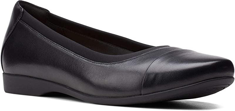 Clarks Un Darcey Cap 2 Ballet Flat Preto Feminino