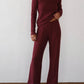 Donni. - Sweater Rib Simple Pant