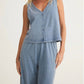 Z Supply - Denim Jersey Tank And Pant Set