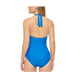 Calvin Klein Maiô Feminino Gola Alta Halter Azul Tamanho 12