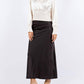 Paparazzi - Stretch Satin Solid Surplice Smock Crop Top