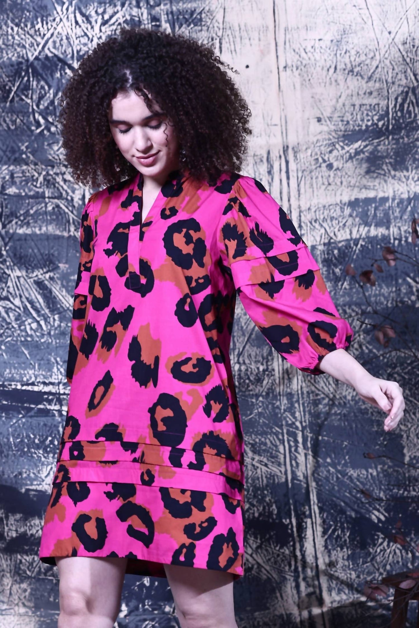 Maude Vivante - Freya Puff Sleeve Mini Dress