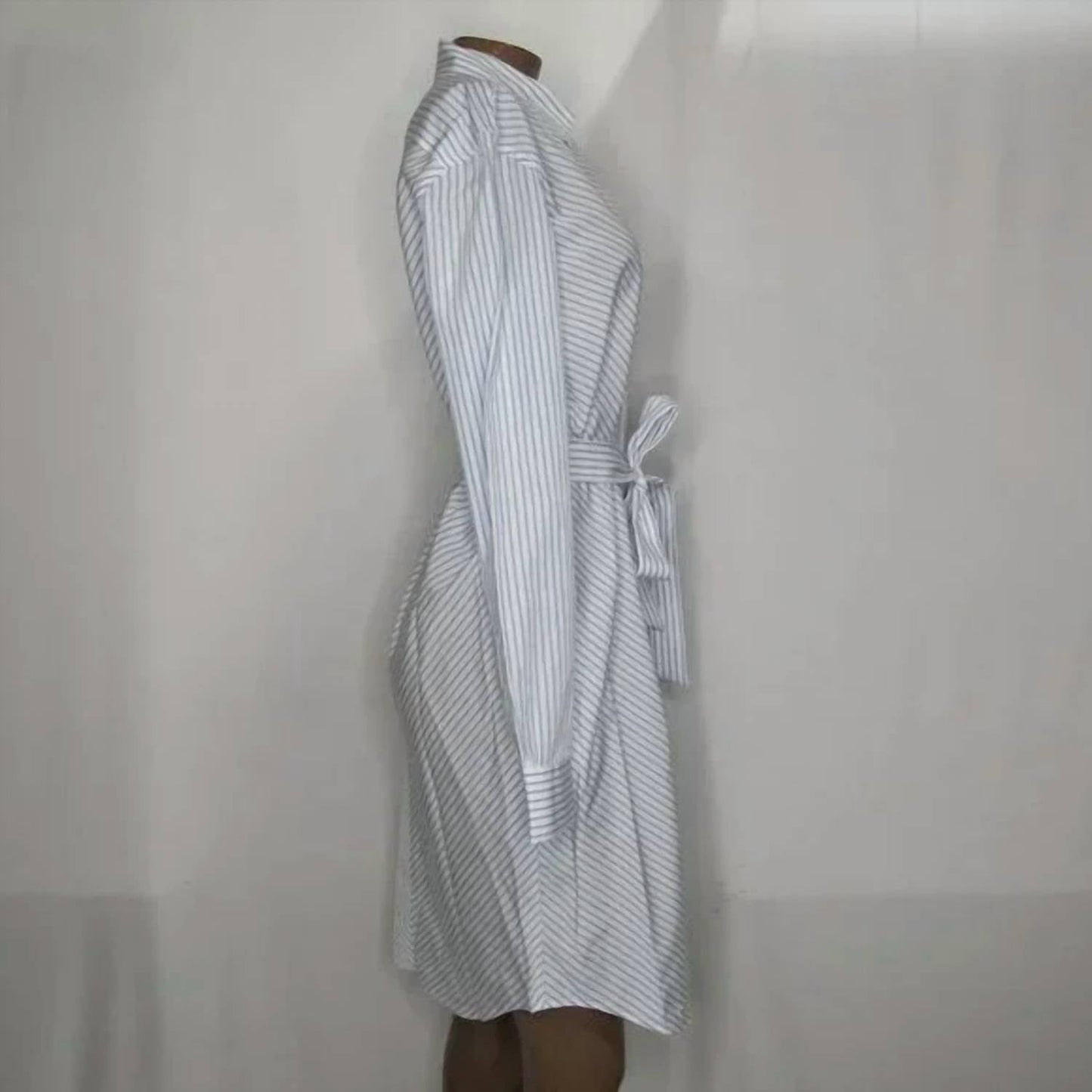 Brooks Brothers - Women's Cotton Striped Long Sleeve Shirt Dress