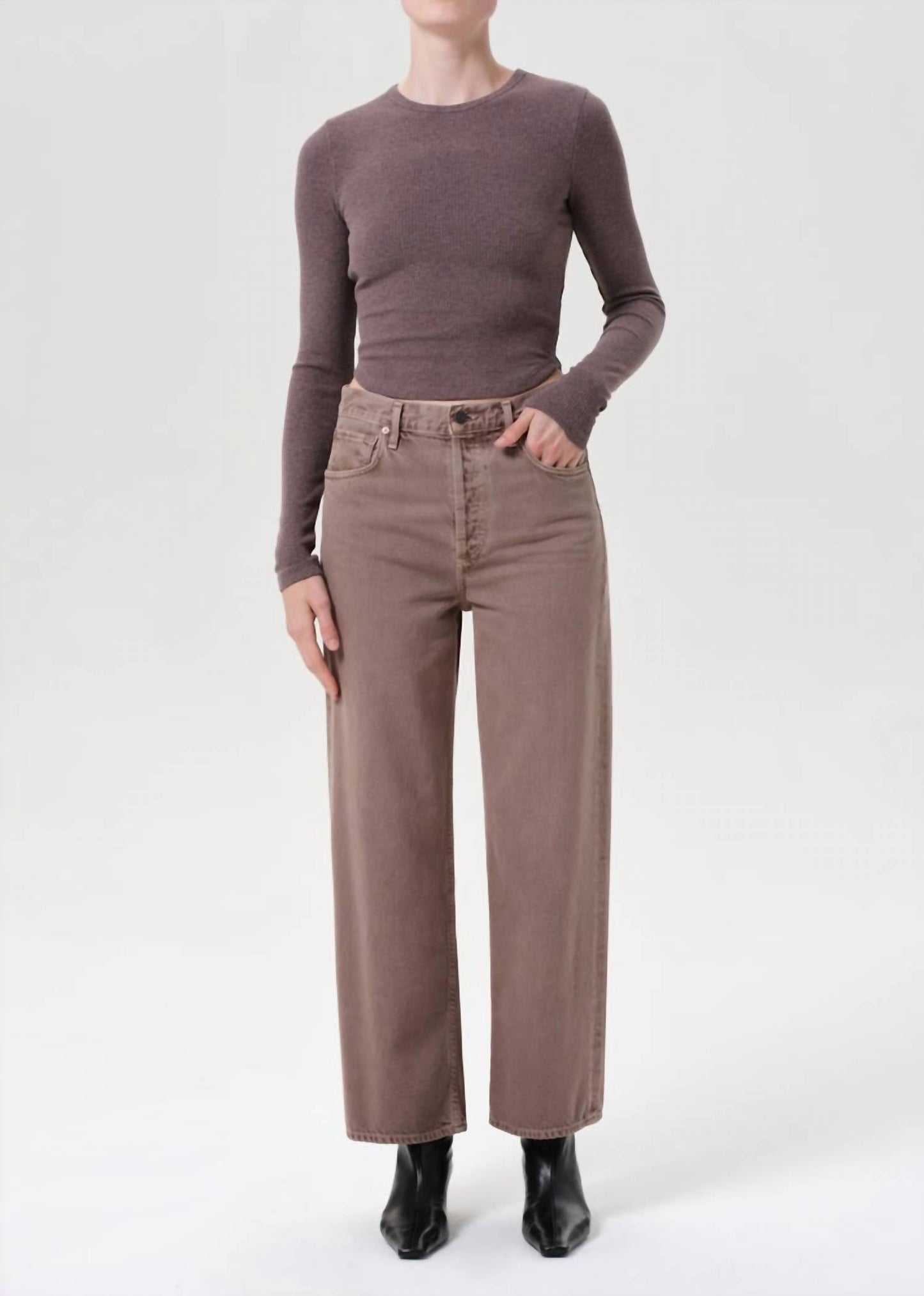 Agolde - Ren Classic Wide-leg Jean