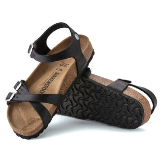 Birkenstock - Sandália feminina Kumba Oiled Leather - MÉDIA/LARGA