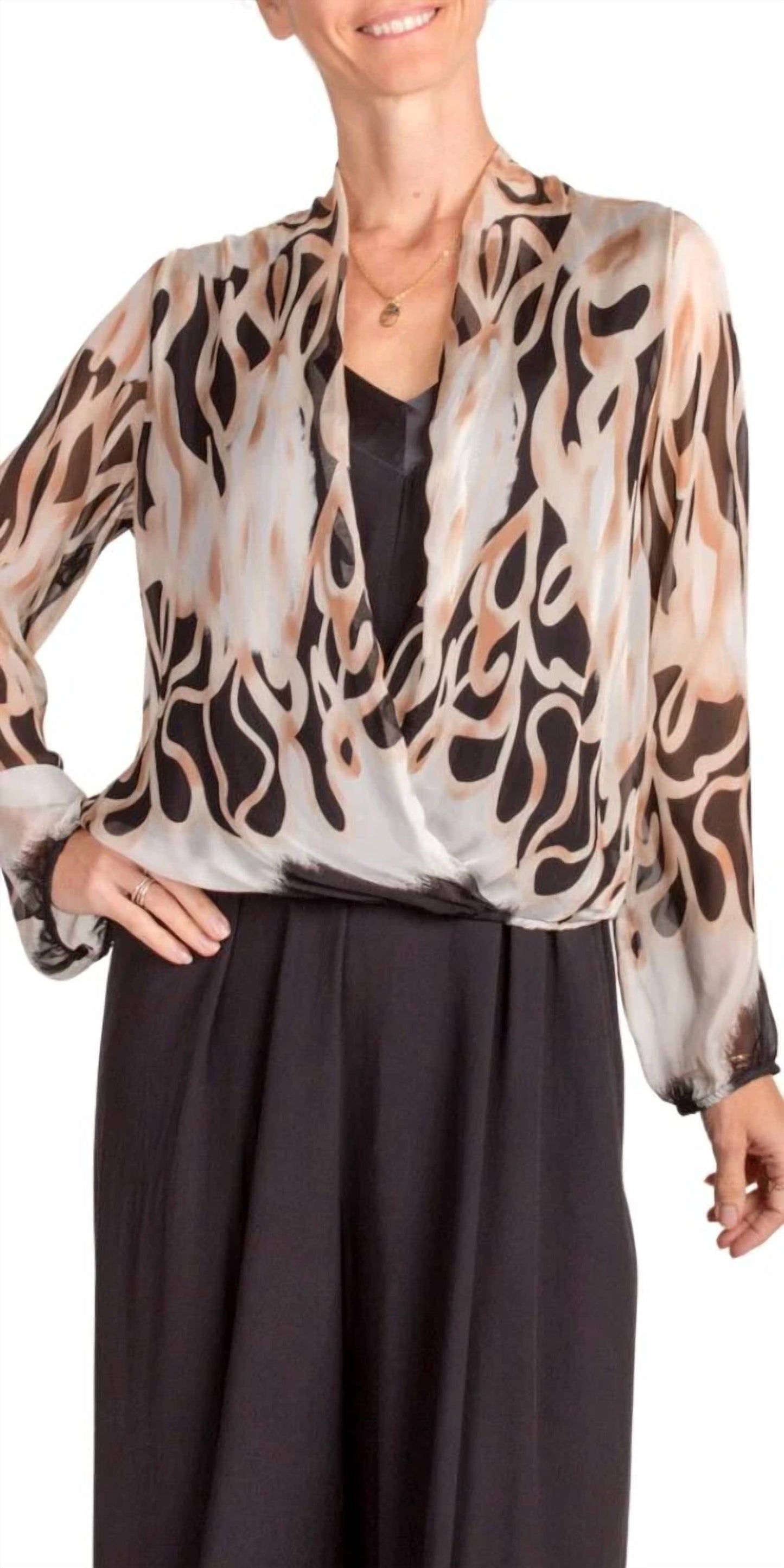 Gigi Moda - Torino Abstract Blouse