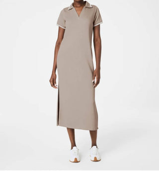 Spanx - Vestido Midi Polo Piquet Airessentials