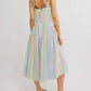 Free People - Primavera Stripe Midi Dress