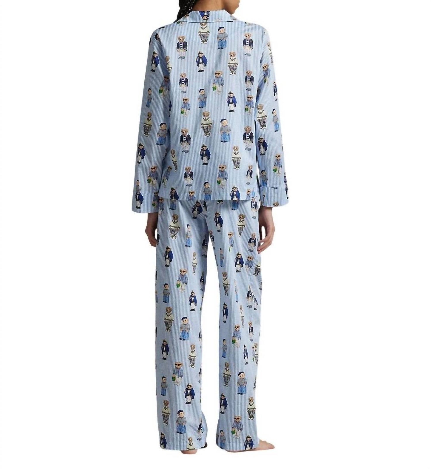 Polo Ralph Lauren - Bear Cotton Long-Sleeve Pajama Set