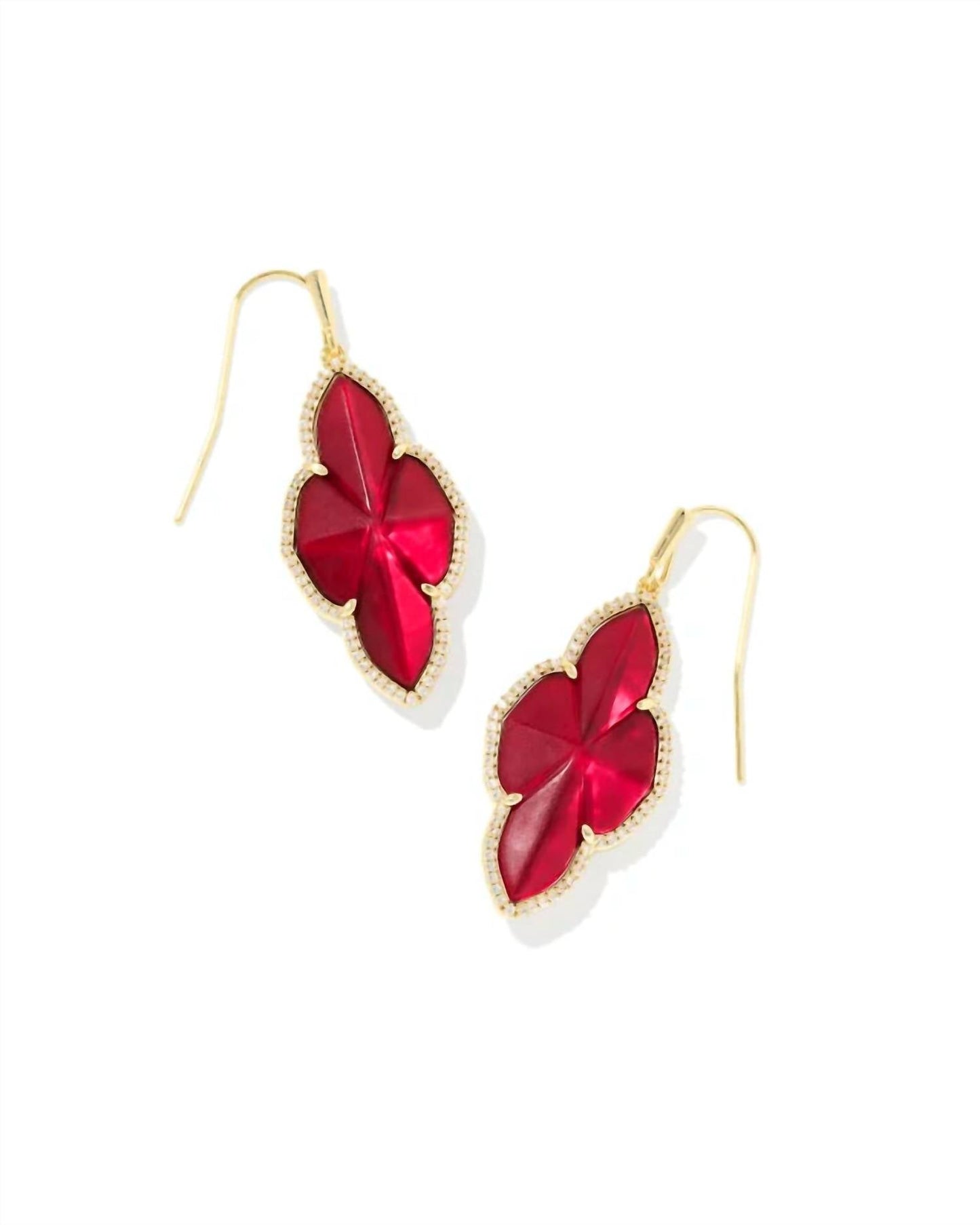 Kendra Scott - Abbie Pave Frame Drop Earrings