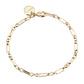 Eklexic - Women's Small Multi Link Chain Anklet