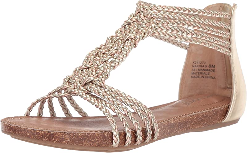 Adam Tucker Nakira5 Flat Feminino Rosa Dourado Amarelo Tamanho 6 B(M) EUA