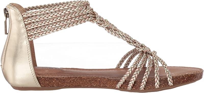 Adam Tucker Nakira5 Flat Feminino Rosa Dourado Amarelo Tamanho 6 B(M) EUA