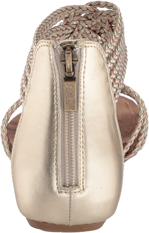 Adam Tucker Nakira5 Flat Feminino Rosa Dourado Amarelo Tamanho 6 B(M) EUA