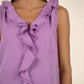 Kut From The Kloth - Genessa Ruffle Front Sleeveless Top