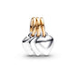 Pandora - Women's Two-tone Splittable Friendship Triple Dangle Charm