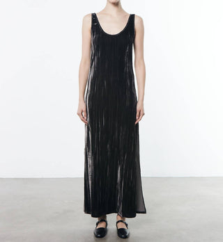Enza Costa - SILK TEXTURED VELVET TANK DRESS