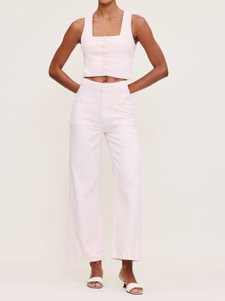 Dl1961 - Women'S - Hepburn Wide Leg High Rise Ankle Jeans
