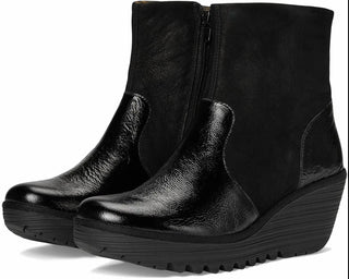 Fly London - Botas femininas com zíper no tornozelo