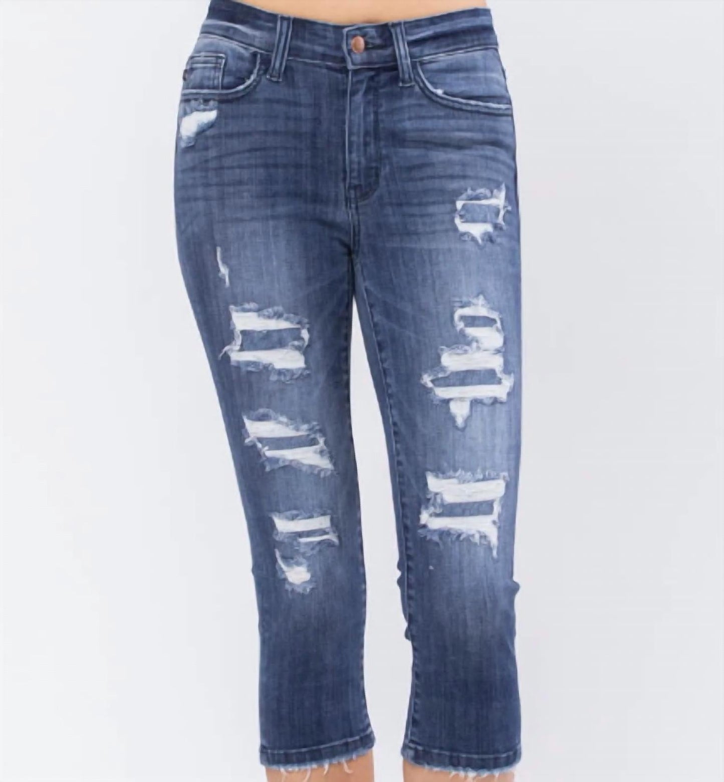 Judy Blue - Women's Patch Capris