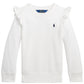 Polo Ralph Lauren - Long Sleeve Ruffle Fleece Sweatshirt