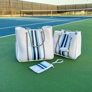 Five Love - Bolsa tote pequena para remo de pickleball feminino Courtside
