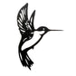 Metal Hummingbird Wall Accent  (Set of 6)