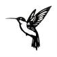 Metal Hummingbird Wall Accent  (Set of 6)