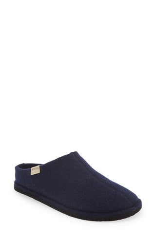 Sanita Faroe Wool Slipper in Navy at Nordstrom, Size 5Us