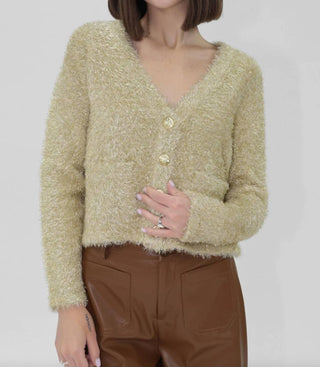 Another Love - Lucia Metallic Cardigan Sweater