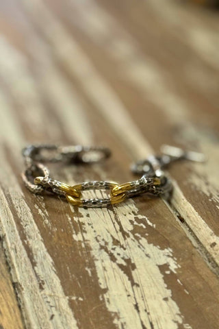 Tat2 Designs - Women's Two-tone Eli Bracelet